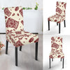 Tiki Tribal Mask Palm Tree Dining Chair Slipcover-JORJUNE.COM