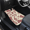 Tiki Tribal Mask Palm Tree Front and Back Car Floor Mats