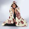 Tiki Tribal Mask Palm Tree Hooded Blanket-JORJUNE.COM