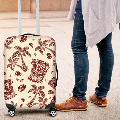 Hawaiian Polynesian Tribal Tiki Pattern Luggage Cover Protector