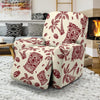 Tiki Tribal Mask Palm Tree Recliner Slipcover-JORJUNE.COM