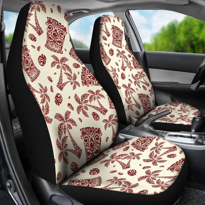 Hawaiian Polynesian Tribal Tiki Pattern Universal Fit Car Seat Covers