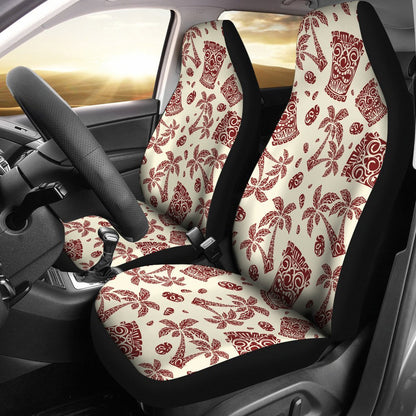 Hawaiian Polynesian Tribal Tiki Pattern Universal Fit Car Seat Covers