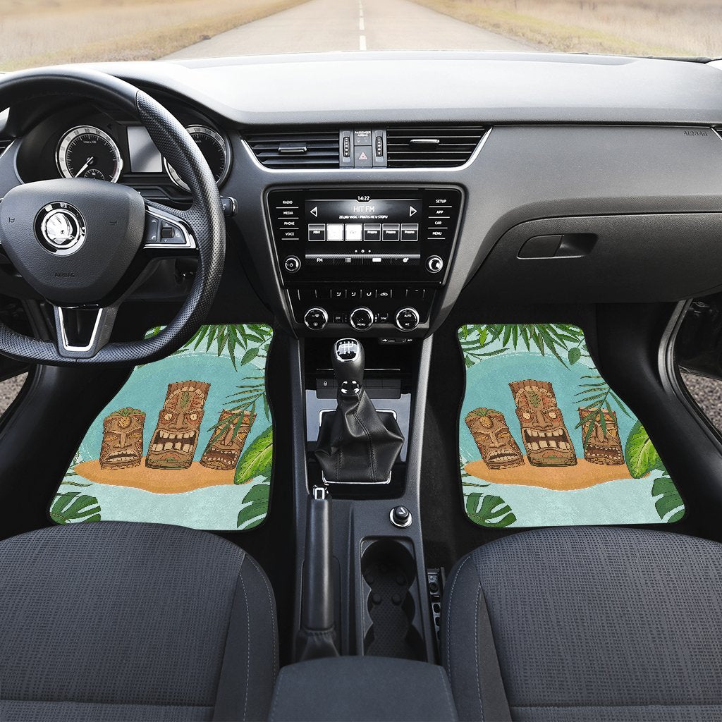 Hawaiian Polynesian Tiki Car Floor Mats