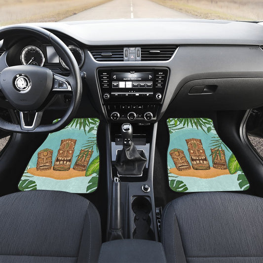 Hawaiian Polynesian Tiki Car Floor Mats