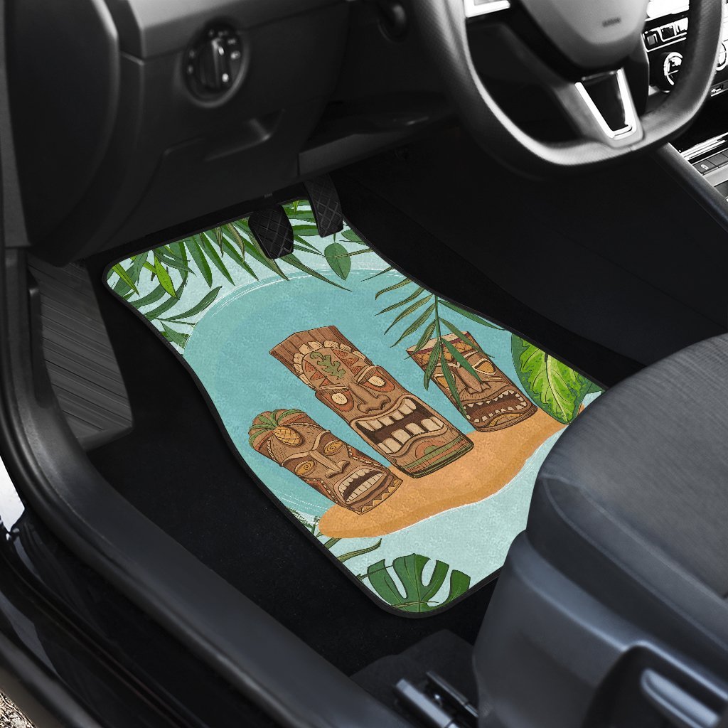 Hawaiian Polynesian Tiki Car Floor Mats