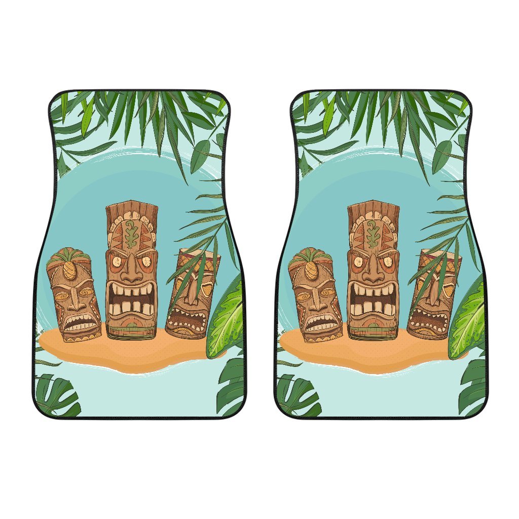 Hawaiian Polynesian Tiki Car Floor Mats
