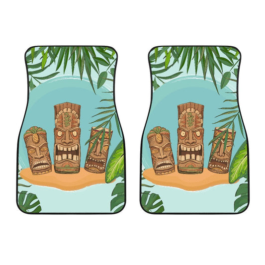 Hawaiian Polynesian Tiki Car Floor Mats