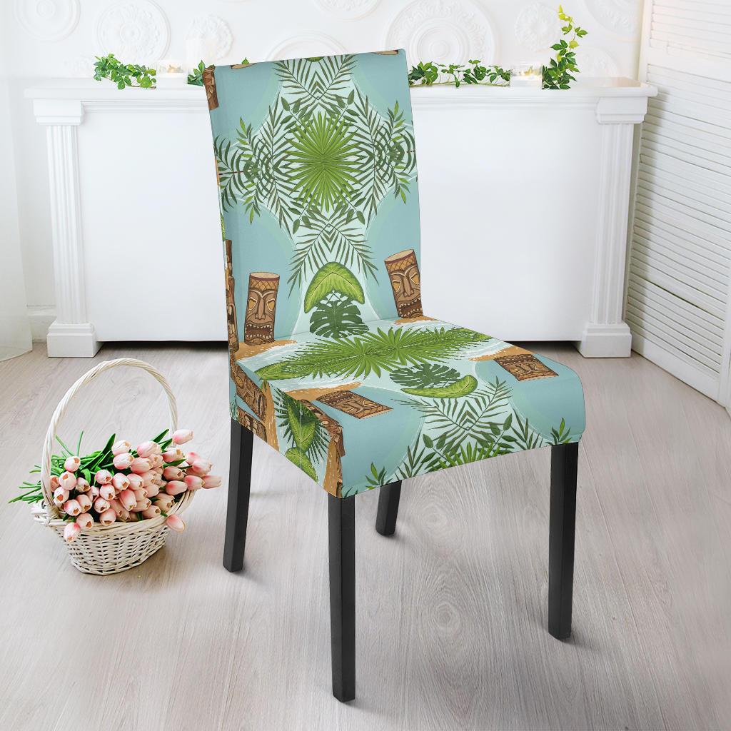 Tiki Wood Island Dining Chair Slipcover-JORJUNE.COM