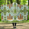 Tiki Wood Island Hooded Blanket-JORJUNE.COM