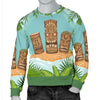 Tiki Wood Island Men Crewneck Sweatshirt