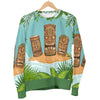 Tiki Wood Island Men Crewneck Sweatshirt