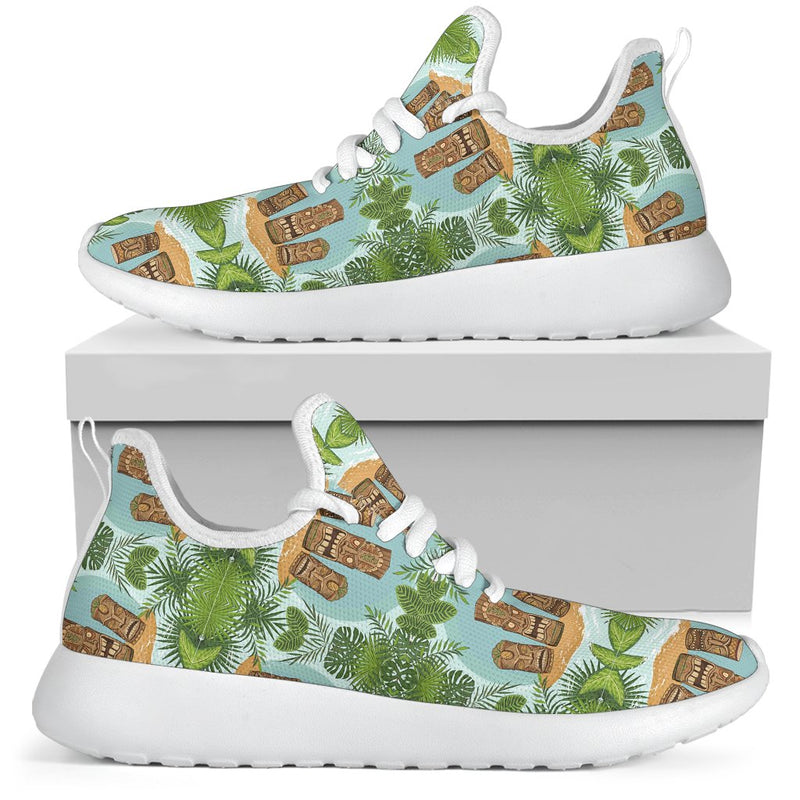 Tiki Wood Island Mesh Knit Sneakers Shoes