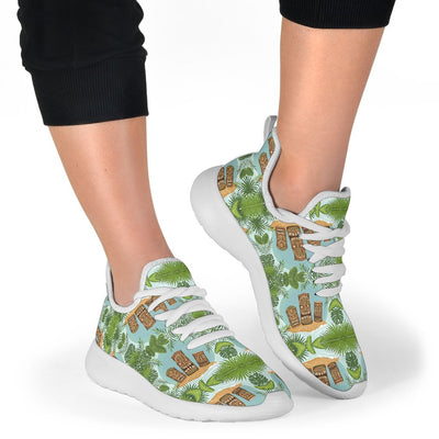 Tiki Wood Island Mesh Knit Sneakers Shoes
