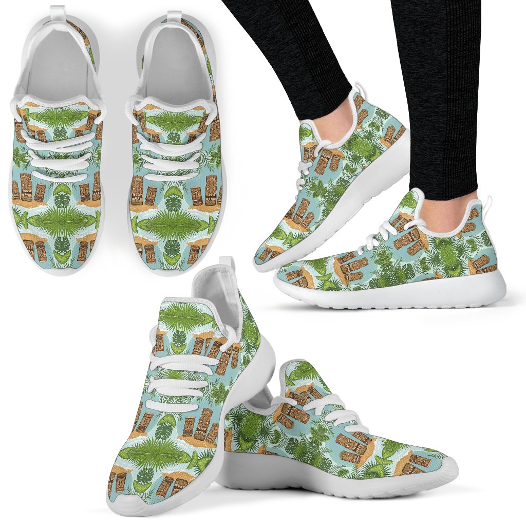 Tiki Wood Island Mesh Knit Sneakers Shoes