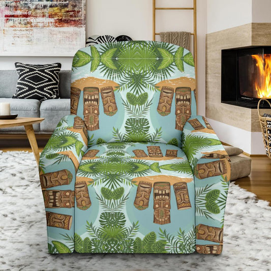 Tiki Wood Island Recliner Slipcover-JORJUNE.COM