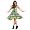 Tiki Wood Island Sleeveless Mini Dress