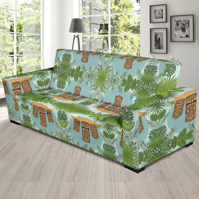 Tiki Wood Island Sofa Slipcover-JORJUNE.COM