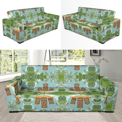 Tiki Wood Island Sofa Slipcover-JORJUNE.COM