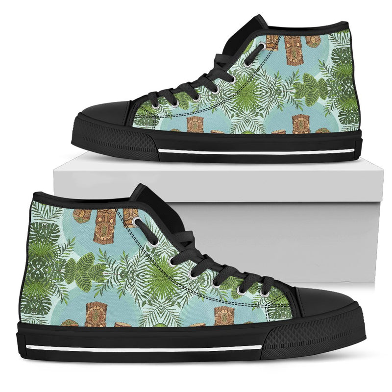 Tiki Wood Island Women High Top Shoes