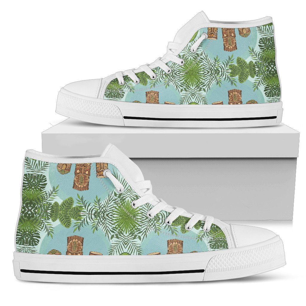 Tiki Wood Island Women High Top Shoes