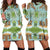 Tiki Wood Island Women Hoodie Dress