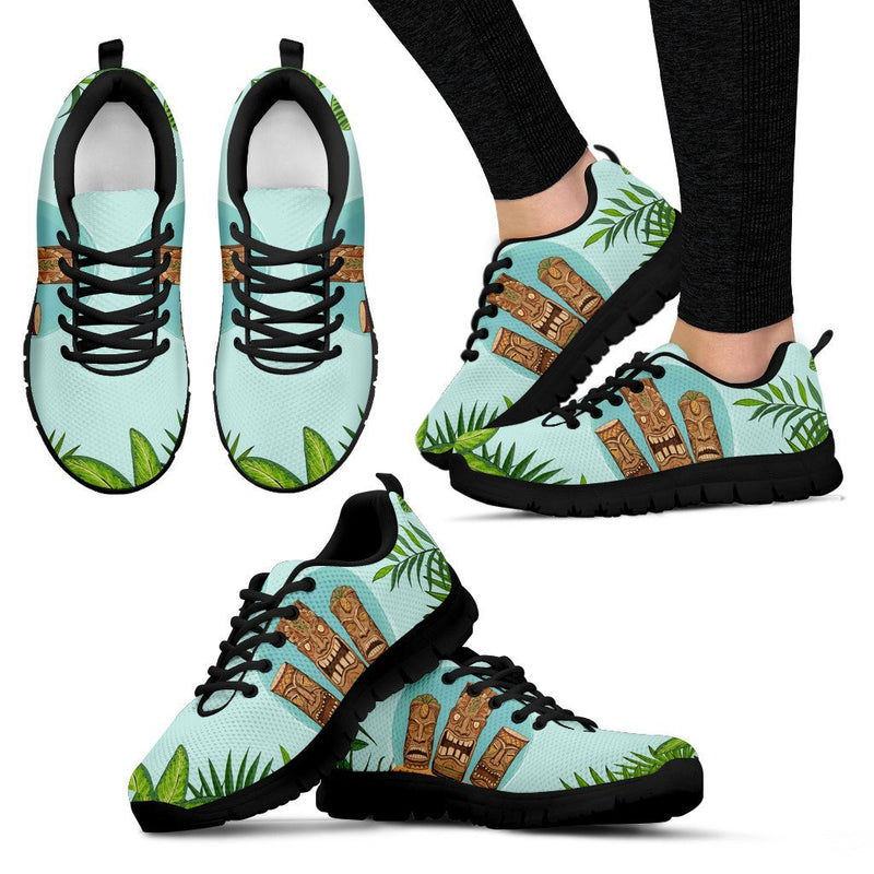 Hawaiian Polynesian Tiki Women Sneakers