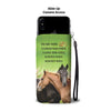 To my wife I love you Wallet Phone Case Horse