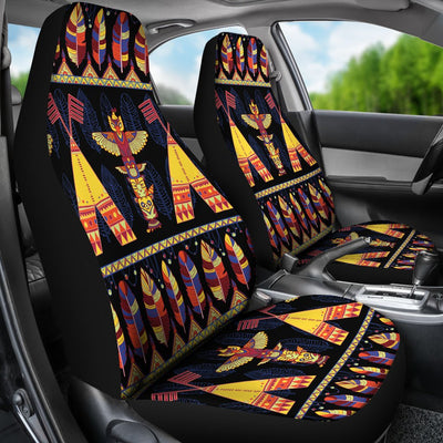 Totem Pole Design Universal Fit Car Seat Covers