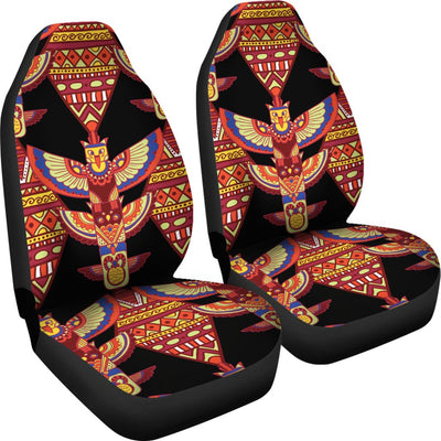 Totem Pole Print Universal Fit Car Seat Covers