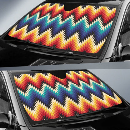 Tribal Aztec Car Sun Shade-JorJune
