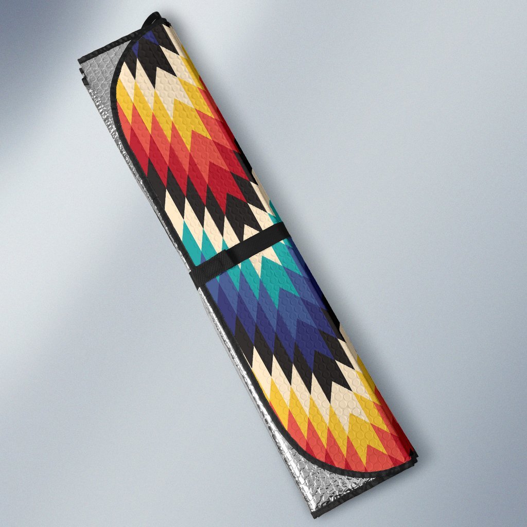 Tribal Aztec Car Sun Shade-JorJune
