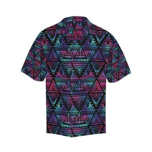 Tribal aztec Dark Multicolor Men Hawaiian Shirt