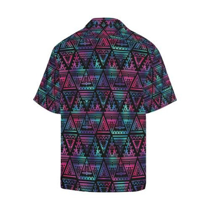 Tribal aztec Dark Multicolor Men Hawaiian Shirt