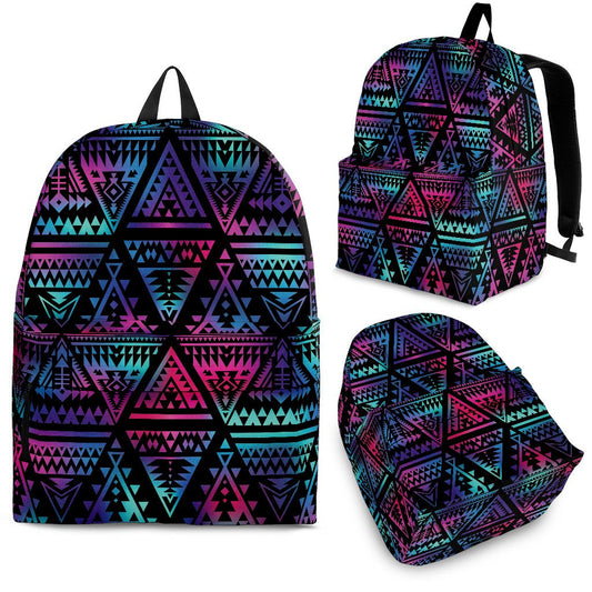 Tribal Aztec Dark Multicolor Premium Backpack