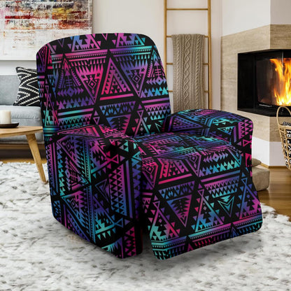 Tribal aztec Dark Multicolor Recliner Slipcover-JORJUNE.COM