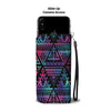 Tribal aztec Dark Multicolor Wallet Phone case