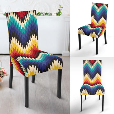 Tribal Aztec Dining Chair Slipcover-JORJUNE.COM