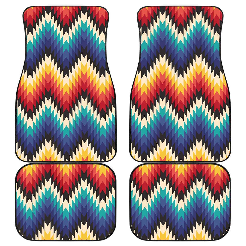 Tribal Aztec Front and Back Car Floor Mats