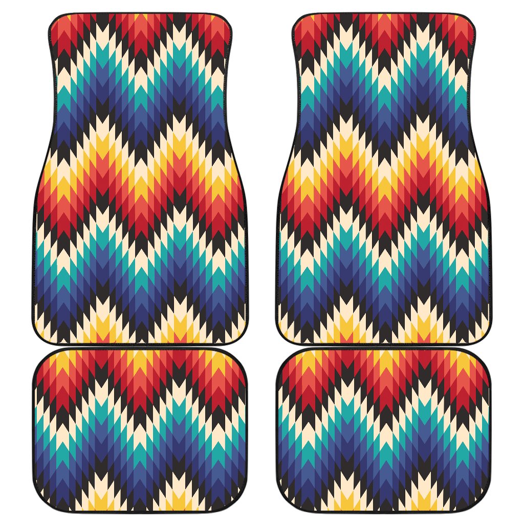 Tribal Aztec Front and Back Car Floor Mats