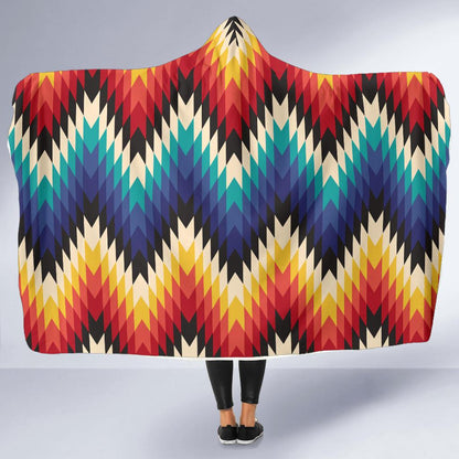 Tribal Aztec Hooded Blanket-JORJUNE.COM