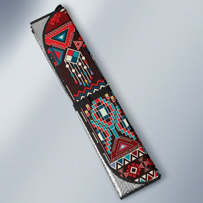 Tribal Aztec Indians Native American Car Sun Shade-JorJune