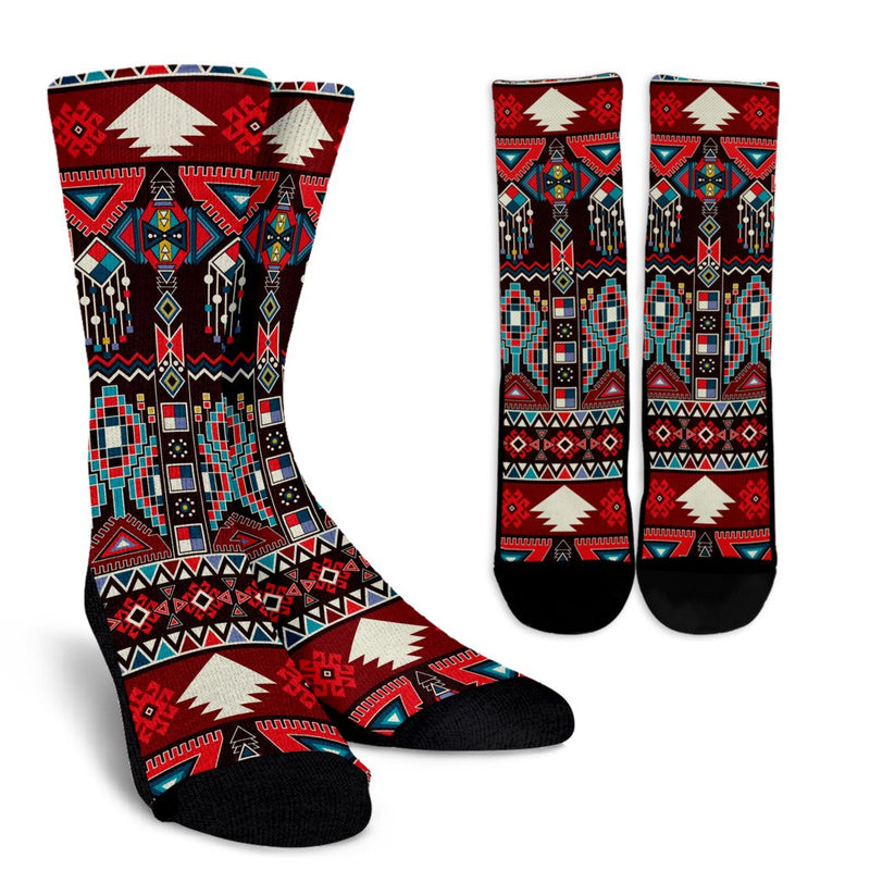 Tribal Aztec Indians native american Crew Socks