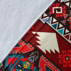 Tribal Aztec Indians Native American Fleece Blanket