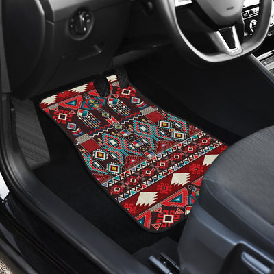 Tribal Aztec Indians native american Front and Back Car Floor Mats