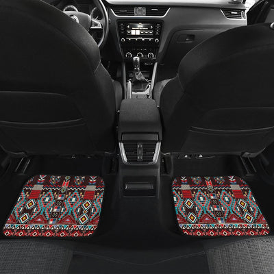 Tribal Aztec Indians native american Front and Back Car Floor Mats