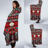 Tribal Aztec Indians native american Hooded Blanket-JORJUNE.COM