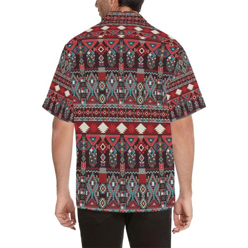 Tribal Aztec Indians native american Men Hawaiian Shirt