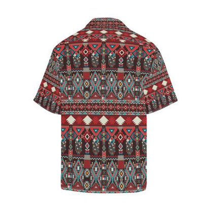 Tribal Aztec Indians native american Men Hawaiian Shirt