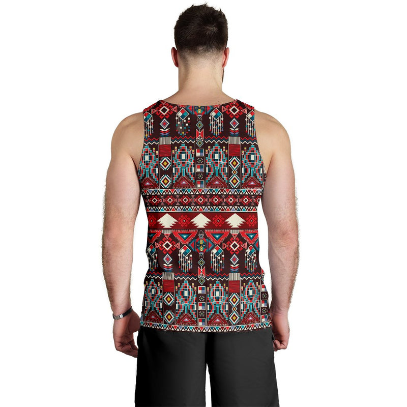 Tribal Aztec Indians native american Men Tank Top